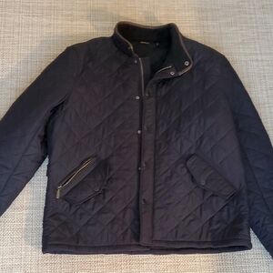 Barbour Men's Quilted Jacket - Navy